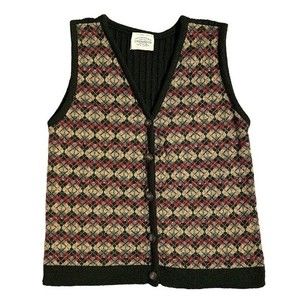 G.H.Bass & Co. Button Sweater Vest - Medium